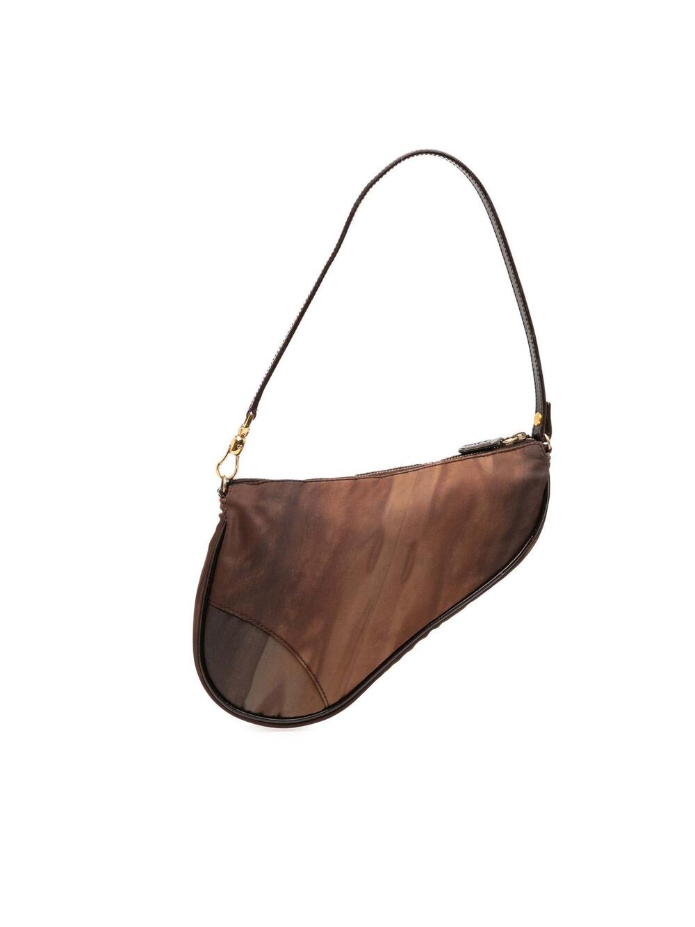 Dior Mini Printed Nylon Saddle Pochette #360447D88B